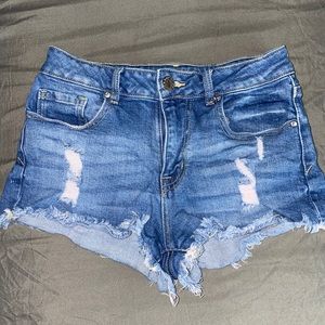 Denim shorts